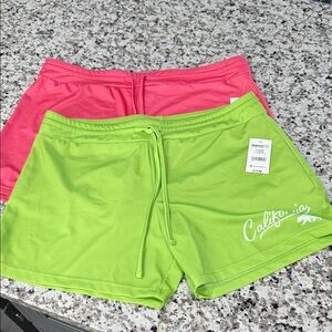 California Women's Athletic Pink Shorts